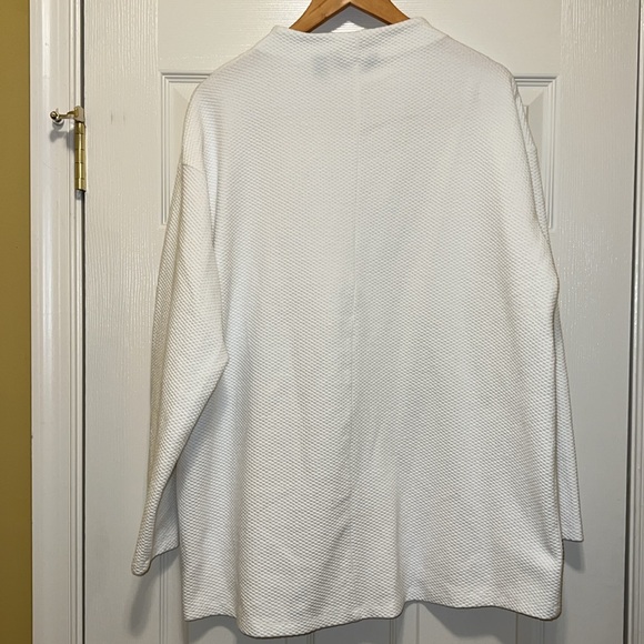 Lands End XL white waffle texture tunic. - Picture 4 of 4